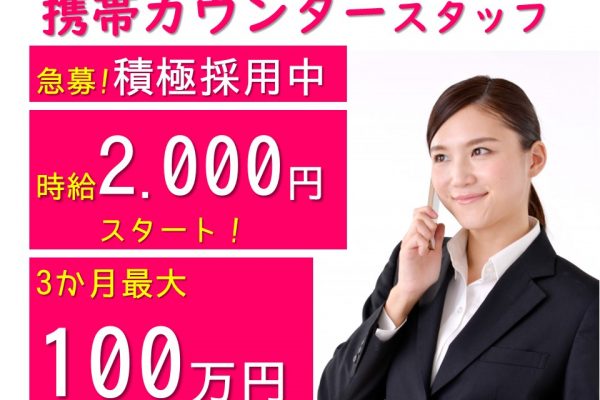 未経験から挑戦できる携帯コーナーでの携帯販売スタッフ イメージ