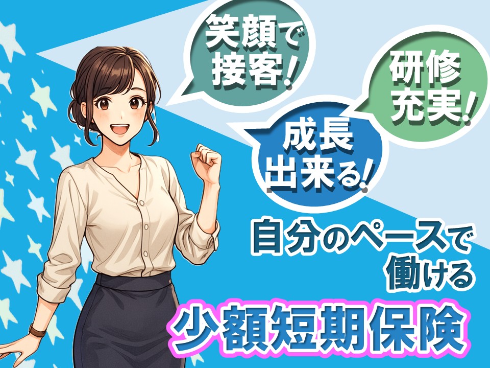 スマホ少額短期保険ご案内スタッフ イメージ