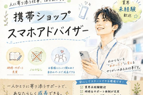 業界未経験OK/スマホアドバイザー イメージ