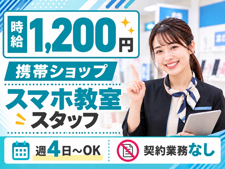 スマホ教室案内スタッフ イメージ
